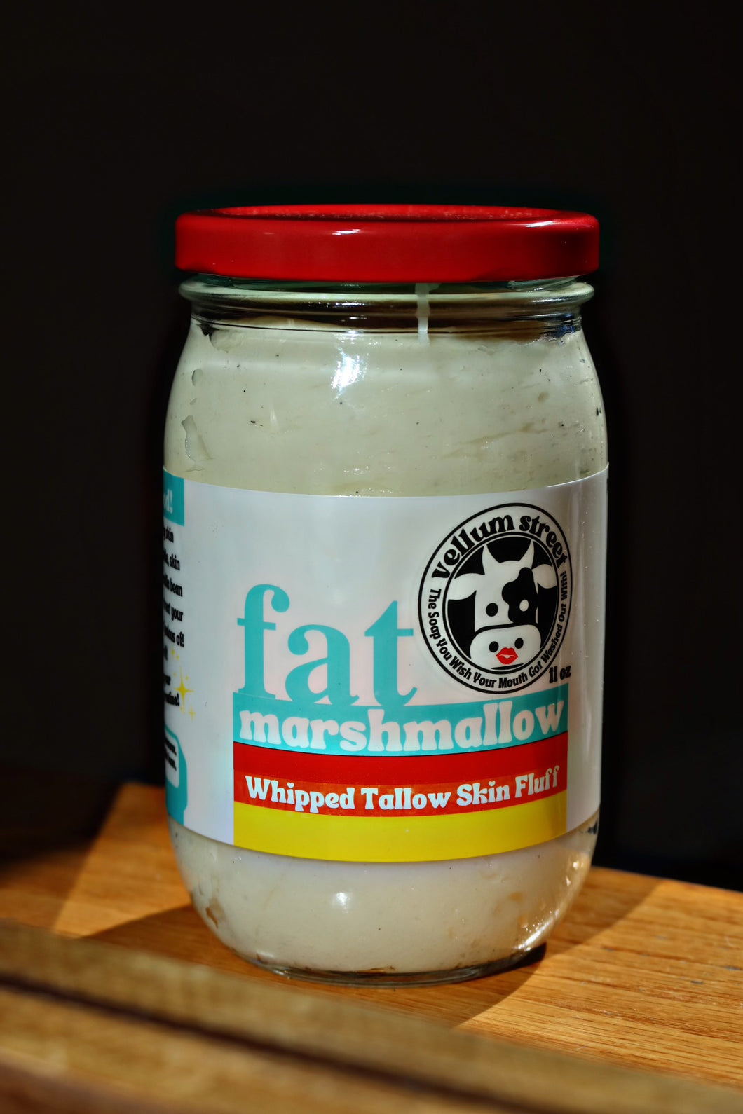 Fat marshmallow whipped tallow skin fluff