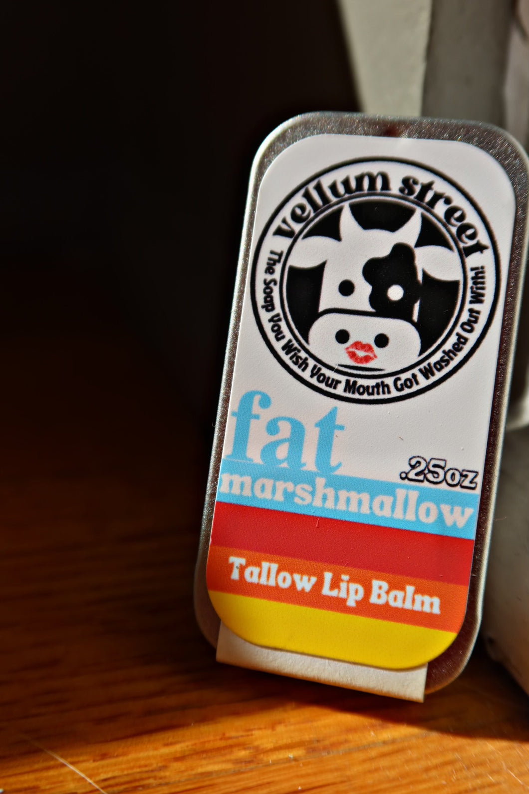 Fat marshmallow tallow lip balm