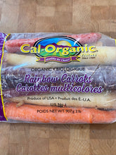 Load image into Gallery viewer, Organic rainbow carrots
